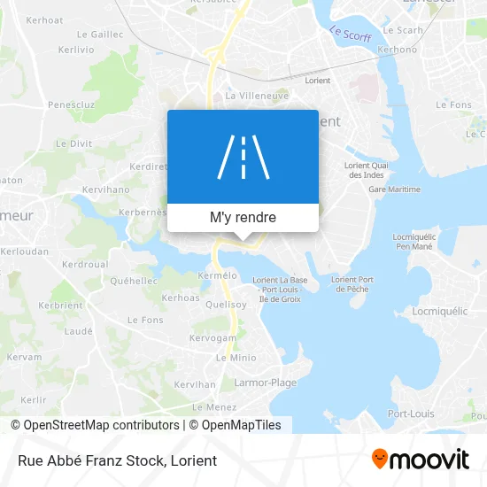 Rue Abbé Franz Stock plan
