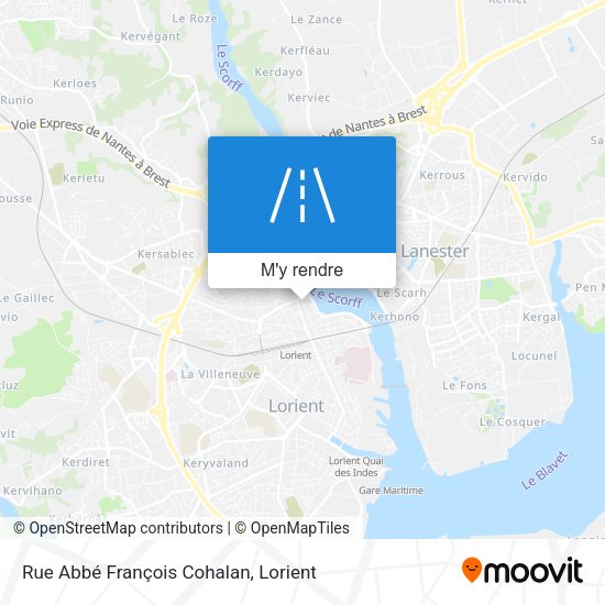 Rue Abbé François Cohalan plan