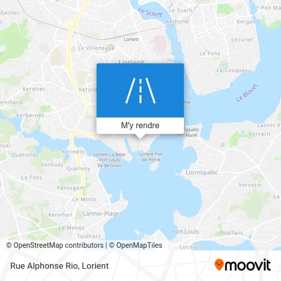 Rue Alphonse Rio plan