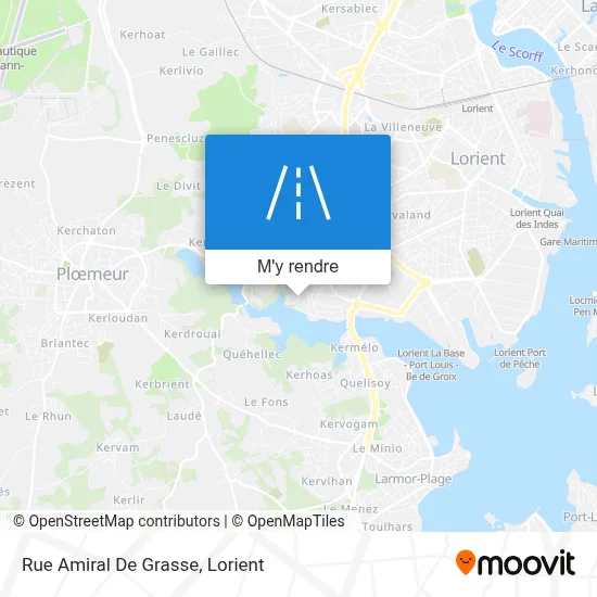 Rue Amiral De Grasse plan