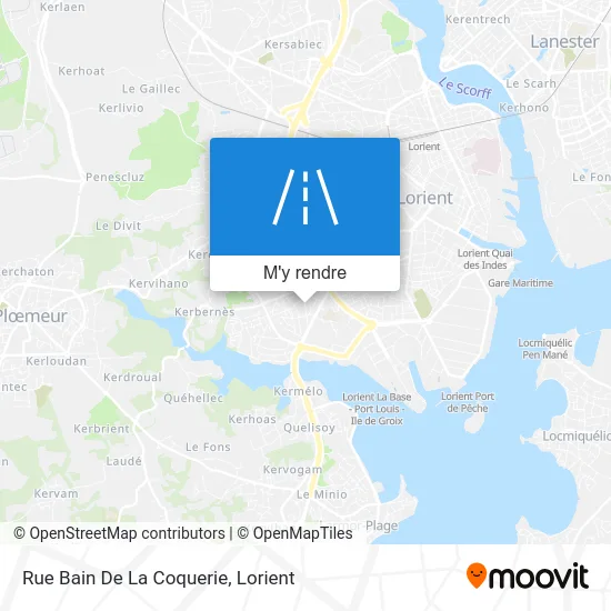 Rue Bain De La Coquerie plan