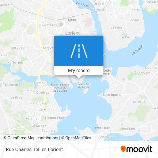 Rue Charles Tellier plan