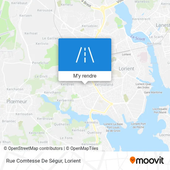 Rue Comtesse De Ségur plan