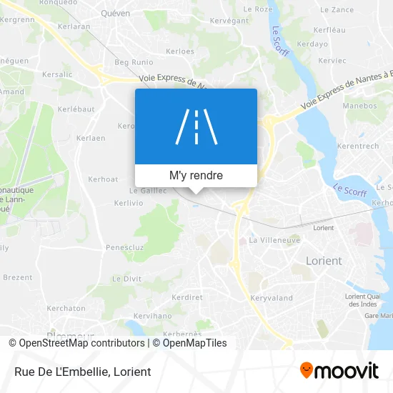 Rue De L'Embellie plan