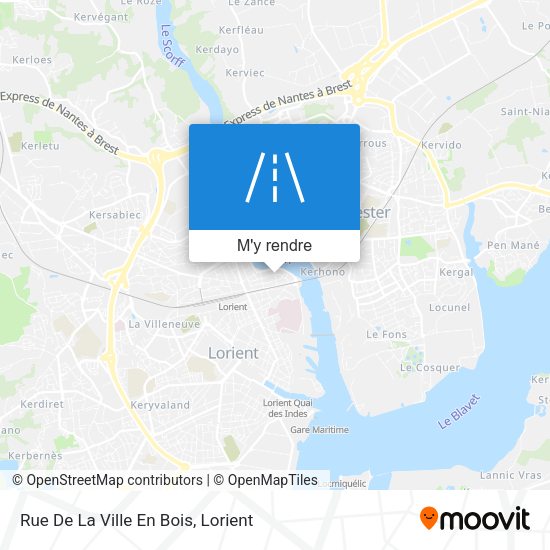 Rue De La Ville En Bois plan