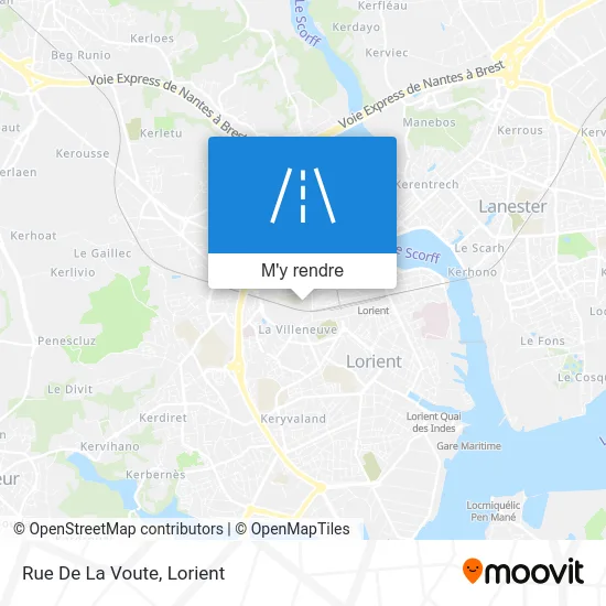 Rue De La Voute plan