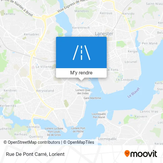 Rue De Pont Carré plan