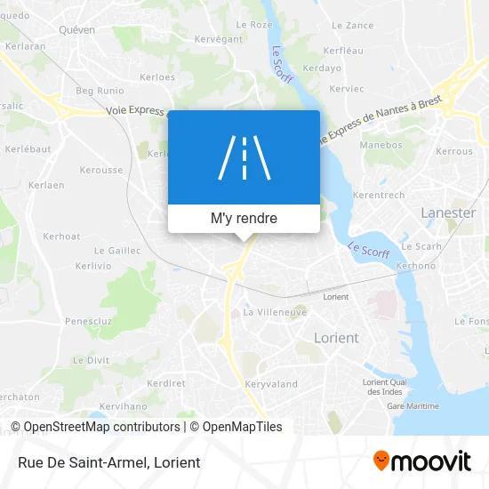 Rue De Saint-Armel plan