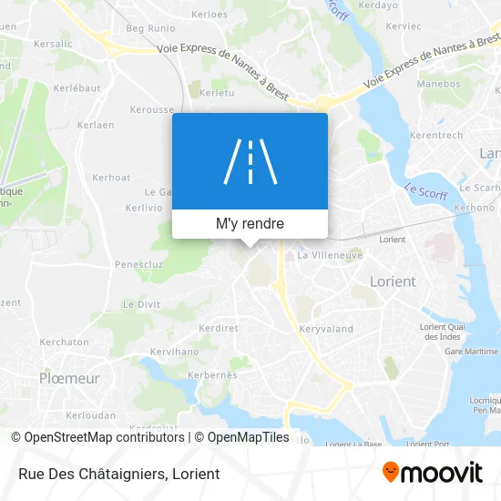 Rue Des Châtaigniers plan