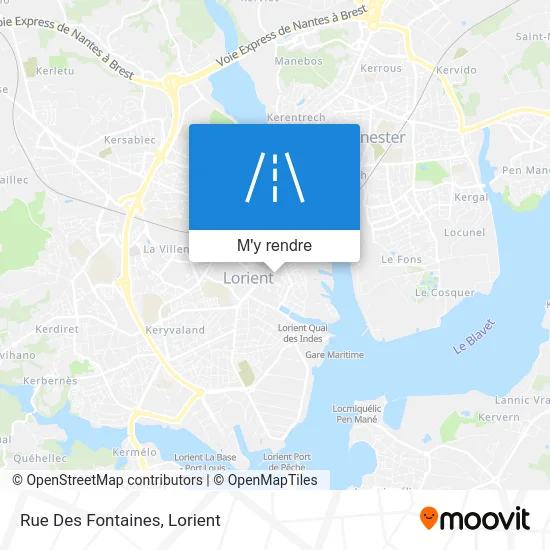 Rue Des Fontaines plan