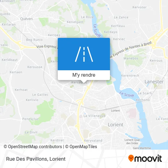 Rue Des Pavillons plan