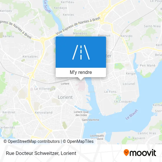 Rue Docteur Schweitzer plan