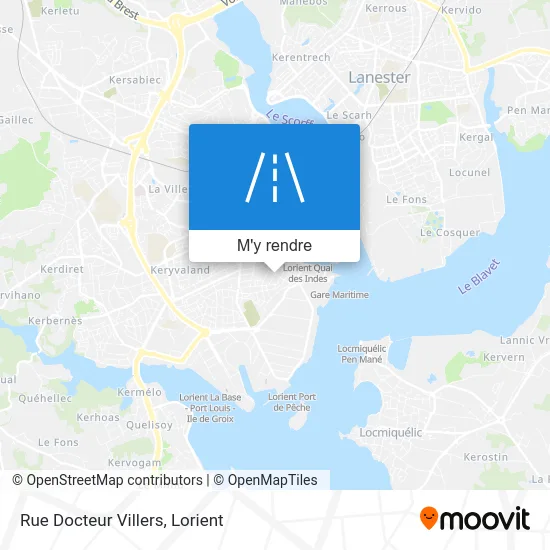 Rue Docteur Villers plan