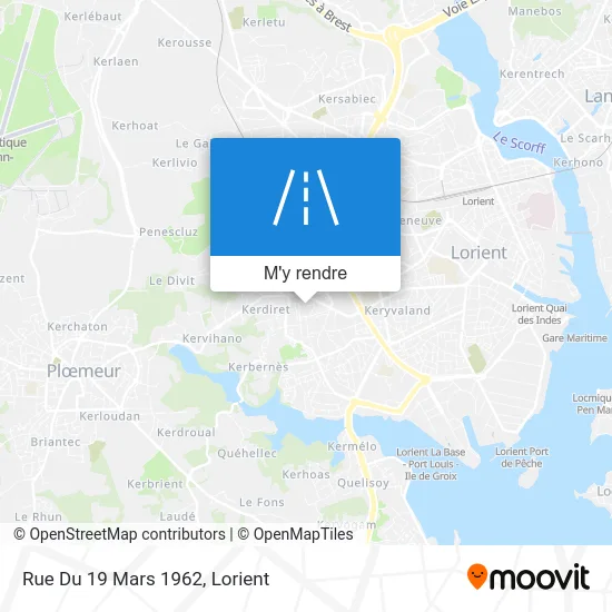 Rue Du 19 Mars 1962 plan