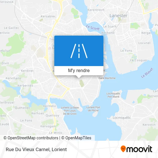 Rue Du Vieux Carnel plan