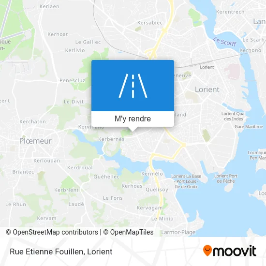 Rue Etienne Fouillen plan