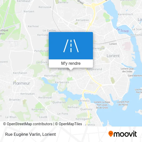 Rue Eugène Varlin plan