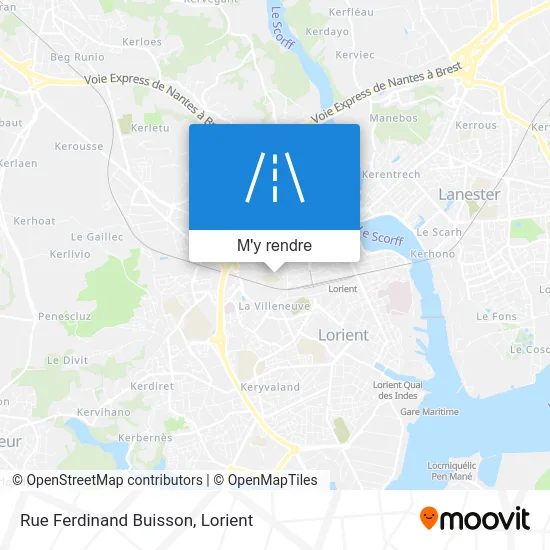 Rue Ferdinand Buisson plan