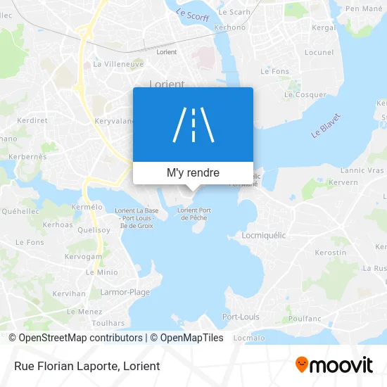 Rue Florian Laporte plan