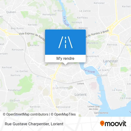 Rue Gustave Charpentier plan
