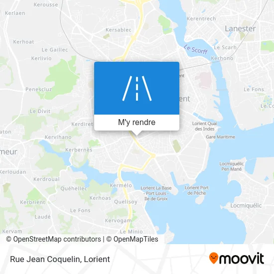 Rue Jean Coquelin plan