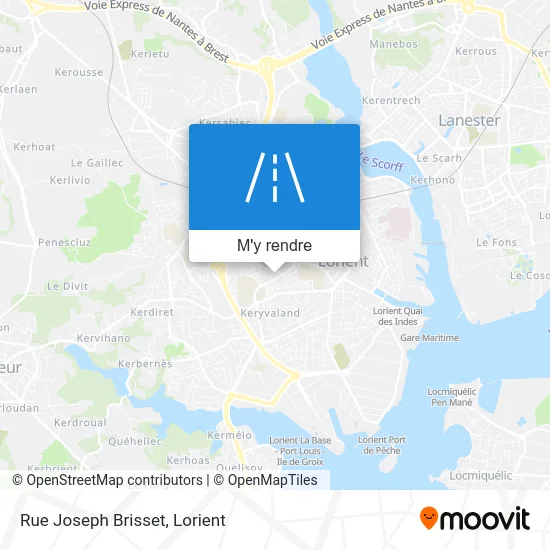 Rue Joseph Brisset plan