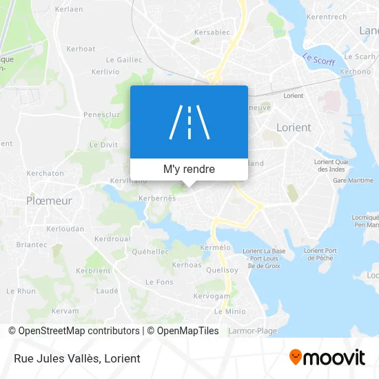 Rue Jules Vallès plan