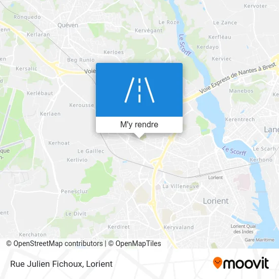 Rue Julien Fichoux plan