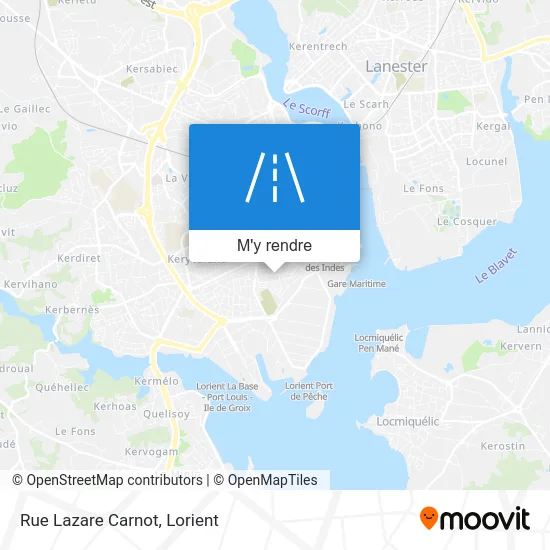 Rue Lazare Carnot plan