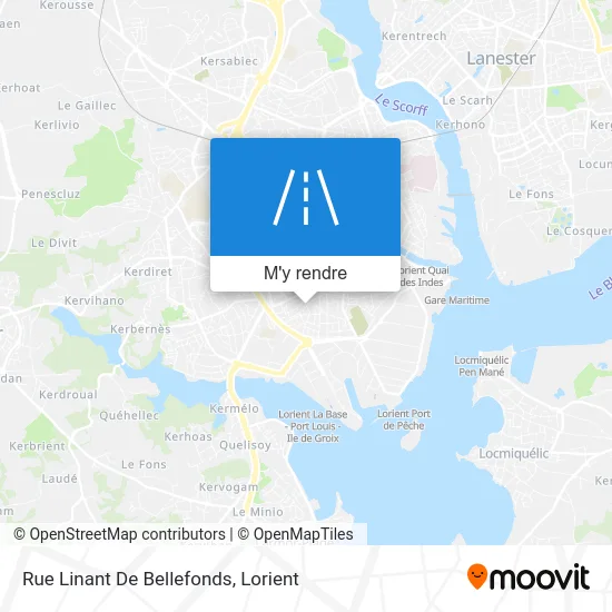 Rue Linant De Bellefonds plan