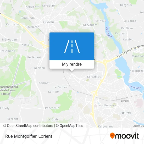 Rue Montgolfier plan