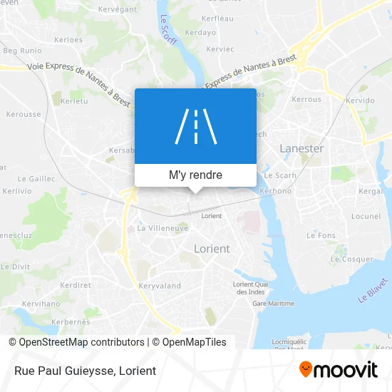 Rue Paul Guieysse plan