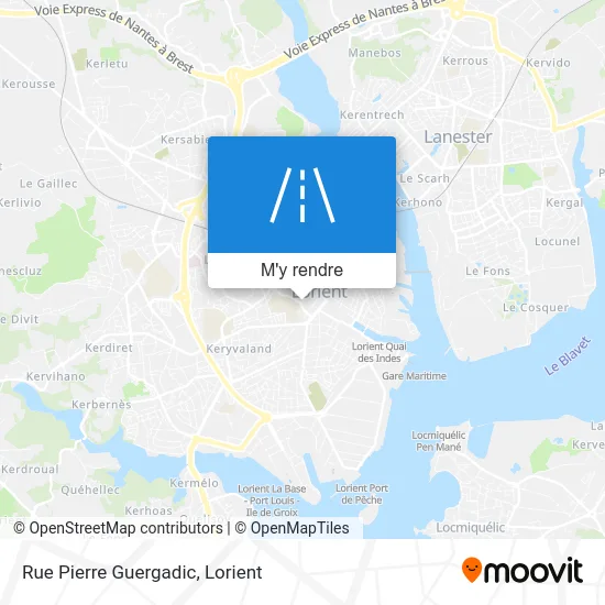 Rue Pierre Guergadic plan