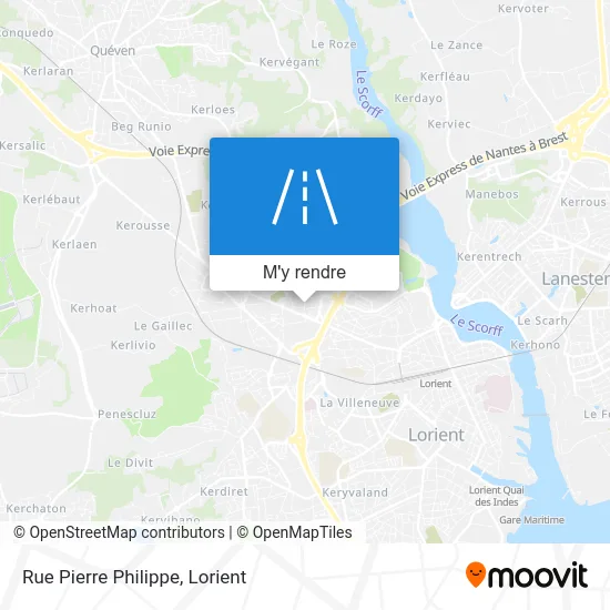 Rue Pierre Philippe plan