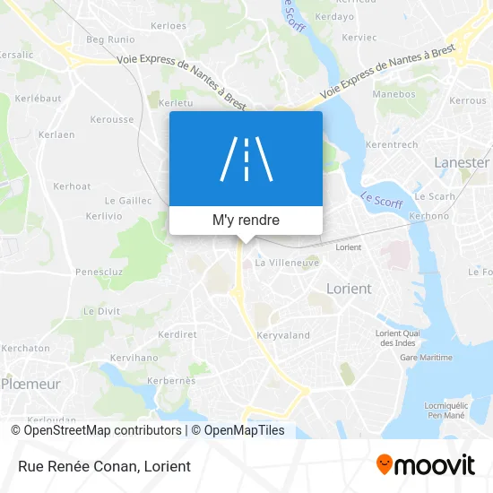 Rue Renée Conan plan