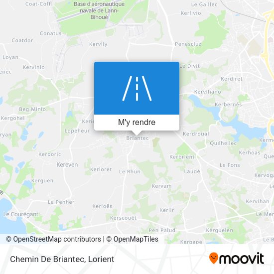 Chemin De Briantec plan