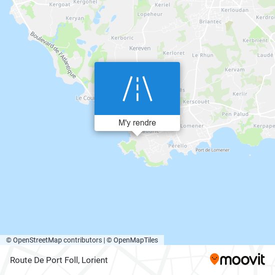 Route De Port Foll plan