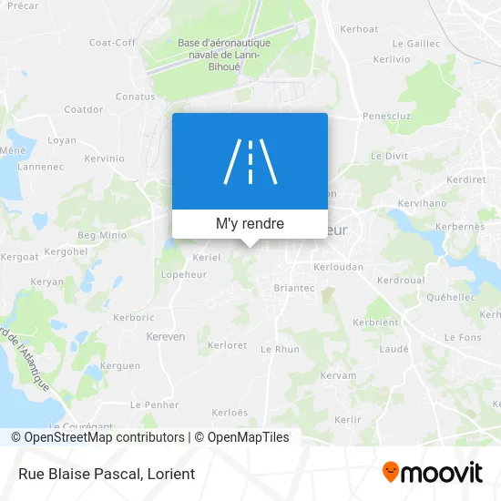 Rue Blaise Pascal plan