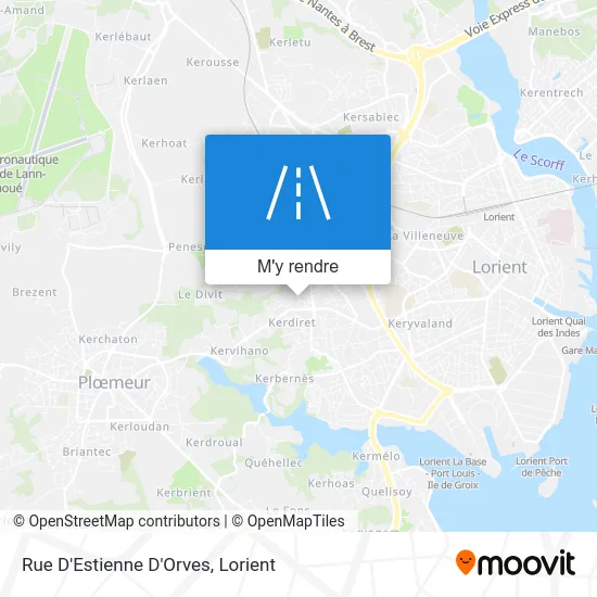 Rue D'Estienne D'Orves plan