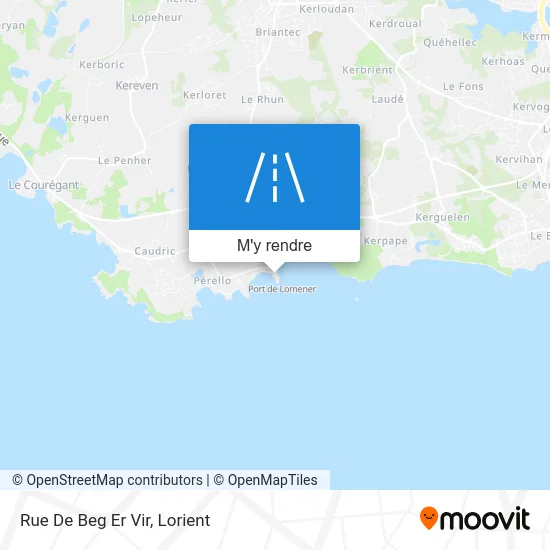 Rue De Beg Er Vir plan