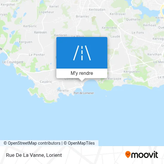 Rue De La Vanne plan