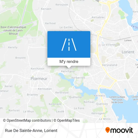 Rue De Sainte-Anne plan