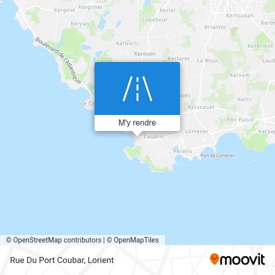 Rue Du Port Coubar plan