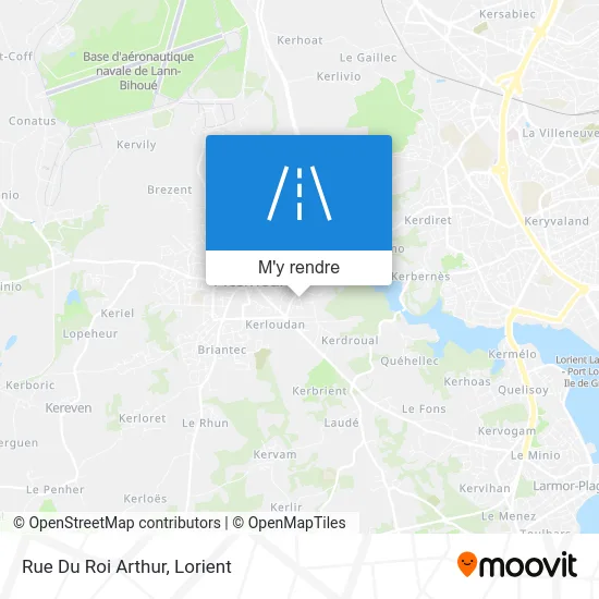 Rue Du Roi Arthur plan