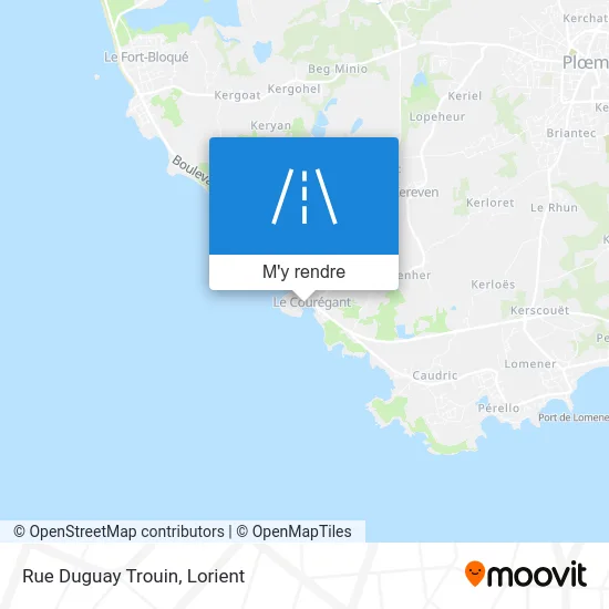 Rue Duguay Trouin plan