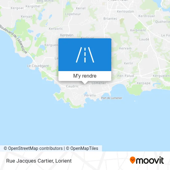 Rue Jacques Cartier plan