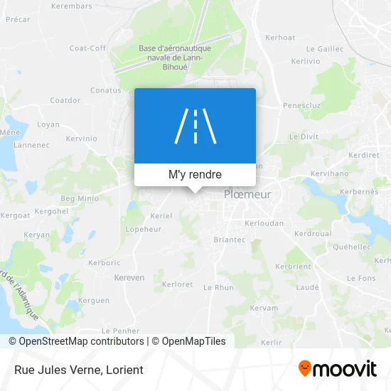 Rue Jules Verne plan