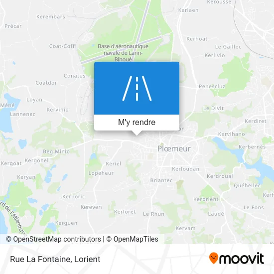 Rue La Fontaine plan