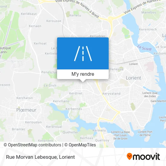 Rue Morvan Lebesque plan