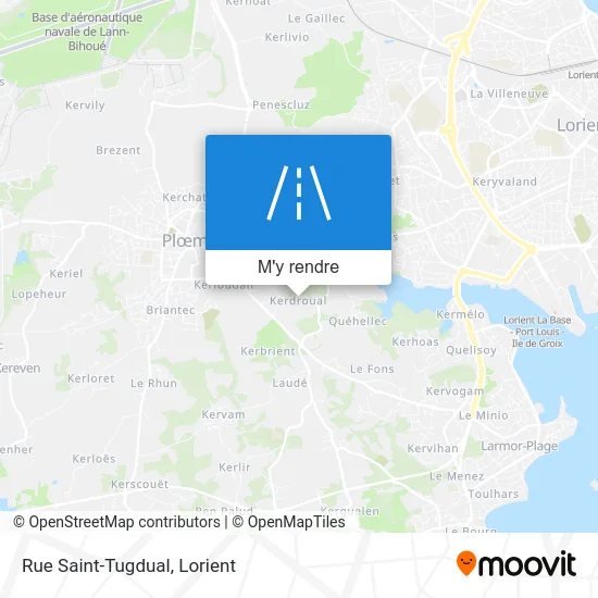 Rue Saint-Tugdual plan